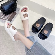 Ready stock home slippers for women bedroom slippers cute bear slippers slippers women