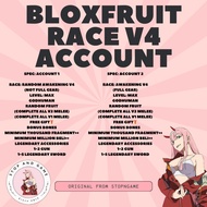 RACE V4 Blox Fruit Account