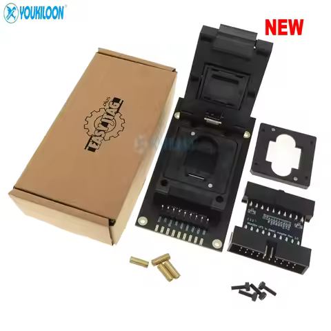 2025 New ORIGINAL Easy-Jtag Plus UFS BGA254 Socket/EMMC 254(EMMC +UFS 2 IN 1) Adapter for EASY JTAG 