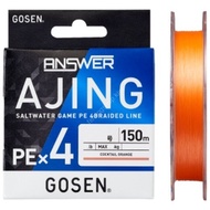 GOSEN ANSWER AJING PE BRAIDED 150M