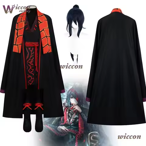 Uniform Limbus Company Hong Lu Jia Baoyu Cosplay Halloween Kong Qiu Jiaqiu Jia qiu Black Coat Costum