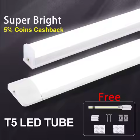 110V 220V T5 Led Tube Light For Home 120CM 90CM Led Lamp for Indoor kitchen supermarket Cabinets led
