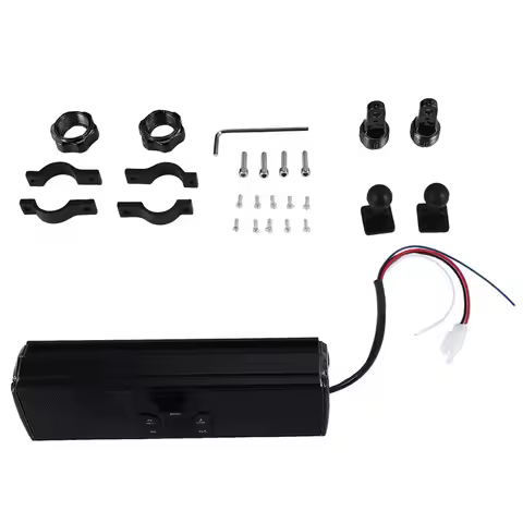 A77E-Motorcycle Stereo Speakers MP3 Music Player Bluetooth Player With USB,AUX-IN,FM Radio For 7/8-1