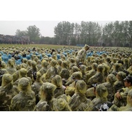 Baju hujan jenis plastik