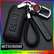 Mitsubishi triton 2021 xpander asx Remote Leather Case Cover With Keychain