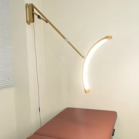 Fusitu 24Inch Multi-Directional U-Shaped LED Wall Mounted Half Moon Lamp Beauty Salon Fill Light Las