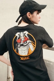 【XRAGE X 死神BLEACH聯名】完全虛化 重磅純棉刺繡短T-shirt