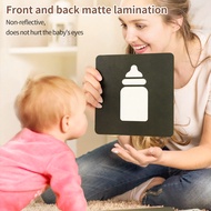 Bella Montessori Baby Flash Card Colorful Tracking Baby Vision Stimulus Card High Contrast Flashcard