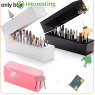 INTERESTING Nail Drill Bits Holder, 30 Holes Portable Design Dustproof Bit , Durable Dustproof Nail 