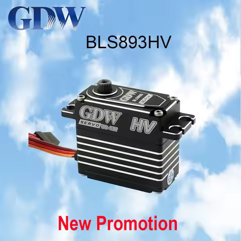 GDW BLS893HV All Metal Shell Steering Gear 38kg Big Torque HV Standard Digital Brushless Servo For R