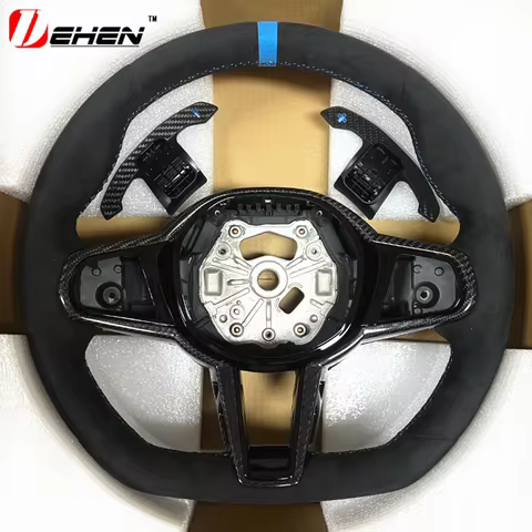 Carbon Fiber Steering Wheel For BMW M4 G20 G22 G23 G26 G30 G32 G42 G80 G82 G87 G05 G06 G01 G02 G14 G