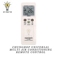 CHUNGHOP UNIVERSAL MULTI AIR CONDITIONING REMOTE CONTROL K-1038E
