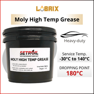 LUBRIX Setroil Moly Grease High Temp Grease Drive Shaft Grease CV Joint Grease Bearing Minyak Grease