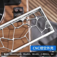 Customized GH60 Aluminum Alloy Hollow Shell Customized Adapt to wooting/MAD60/EV63 Magnetic Axis Key
