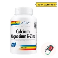 Solaray Calcium Magnesium & Zinc 120 Capsules