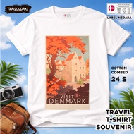 DENMARK Souvenir T-SHIRT DENMARK 45TAG made of 24s combed cotton
