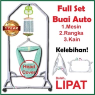 VIVA Spring Cot Rangka Buaian Boleh Lipat QIQI Baby Cradle Electronic Mesin Buaian Elektrik Bayi [ 1