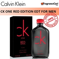 Calvin Klein cK One Red Edition for Him EDT for Men (100ml) Eau de Toilette 1 [Brand New 100% Authentic Perfume/Fragrance]