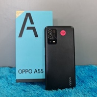 OPPO A55 RAM 4/64 GB FULSET SECOND LIKE NEW GREAD A LIKE NEW
