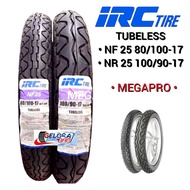 Tubeless Tire Irc NF25 80/100-17 Irc Nr25 100/90-17 Megapro Motorcycle Tire motorcycle tire Ring 17 