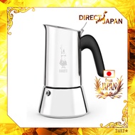 BIALETTI Espresso Maker Venus 4-Cup Coffee Machinetta 0007254 Silver Direct-Fired