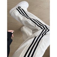 tracksuit woman seluar tracksuit perempuan Striped Casual Pants - Women's Loose Fit Wide Leg for Fal