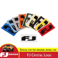 Automotive Interior Crystal Stickers For Toyota FJ Cruiser Gear Panel Decorative Stickers FJ Logo Pa