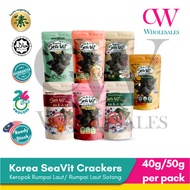 Seavit Crunchy Korea Seaweed snack SEA-VIT Korea Octopus Seavit Snack by Snackiss snacks rumpai laut