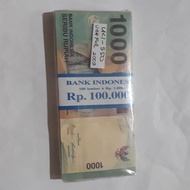 UKI-550 Uang 1000  Pattimura Patimura Tahun 2009 Tanda Tangan Boediono UNC