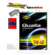 Sunoco Qualia 5W40 Synthetic Ester Formulation Engine Oil [4L- 10,000km] 100%ORIGINAL MADE IN JAPAN