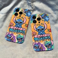 Cute cartoon Stitch hard case Shockproof full-Inclusive hard shell camera lens Protective casing pho