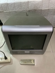 ใช้ไม่ได้ ซ่อมเอง 🚨สนใจทักถามในLazadaก่อนตัดสินใจสั่งชื้อ🚨มือสอง จอแก้วTV สี โซนี่ รุ่น C-1471L สภาพ