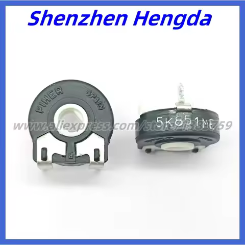 5PCS Original PIHER Spain Variable Resistor PT15 5K Ohm Horizontal Potentiometer 3Pin