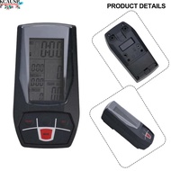 KCAUSB Exercise Bike Monitor, Black Plastic Spin Bike Counter, Multi-function Digital Dashboard Fitn