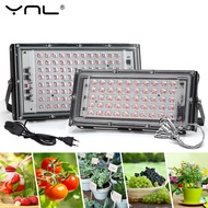 Full Spectrum LED Grow Light Phyto Lamp AC 220V 50W 100W 150W With EU Plug For Greenhouse Hydroponic Plant Growth Lighting