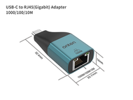 onten - UC101 Type-C 轉 RJ45 (1000M) 轉接器