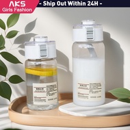 AKS 350ml/550ml Transparent drinking large capacity portable student water bottle