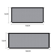 HATELI Hàng Rào Bảo Vệ Chó Lưới Cách Ly Chó Gấp Gọn Bằng Nhựa Hàng Rào Cửa Sổ Xe Hơi Ghế Ô Tô