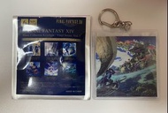 《最終幻想 XIV》 Final Fantasy XIV Music Collection Keychain - Vinyl Series Vol. 2。此系列鑰匙圈包含內置的 NFC 標籤，可用於存