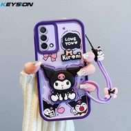 Keysion Ốp chống sốc cho Oppo A95 A74 A54 5G A55 4G Với Dây silicon mềm Dễ Thương 3D búp bê hoạt hìn