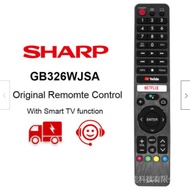 SHARP ANDROID 2T C32CG1X GB326WJSA Replacement Remote Control fit for SharpTV 2T-C32BE1T 2T-C32BG1X 