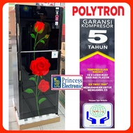 Kulkas Polytron 2 Pintu PRM 21DRX Belleza Seri terbaru