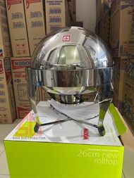 ROLL TOP MASPION | TEMPAT PRASMANAN CATERING STAINLESS STEEL 26 CM