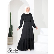 SHEERA 3 WAY DRESS WITH BELT (BLACK) 789 / P789
