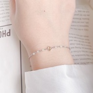 橄欖石925純銀簡約爪鑲mix葡萄石果實手鍊