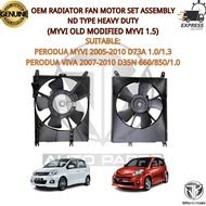 #OEM#RADIATOR FAN MOTOR SET ASSEMBLY (ND TYPE) PERODUA MYVI 2005 D73A 1.0/1.3,VIVA 2007 D35N 660/850