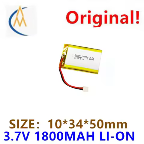 buy more will cheap Wholesale of 103450 polymer battery 3.7v 1800mah KC air sea CB cell charging bat