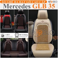 Seat bra for Mercedes Benz GLB 35 premium natural wood grain PU leather - OTOALO