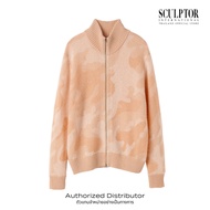 SCULPTOR® เสื้อกันหนาว Camouflage Mohair Zip-Up