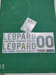 stiker helm leopard cutting stiker helm fullface